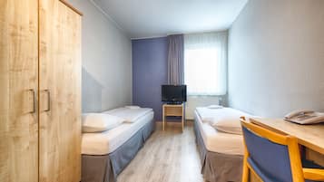 Desk, iron/ironing board, free WiFi, bed sheets