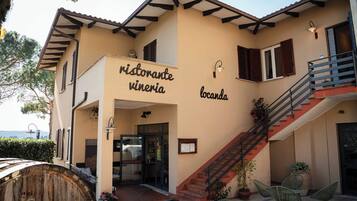 Fassade der Unterkunft