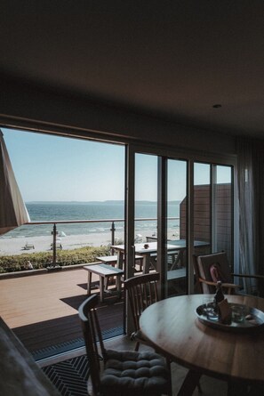 Penthouse, sauna, uitzicht op zee | Uitzicht op strand/zee