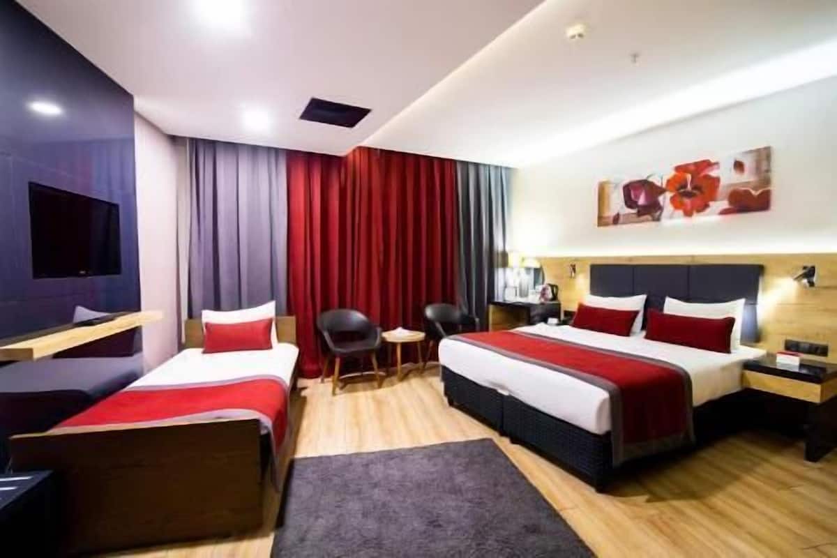 Minibar, coffres-forts dans les chambres, bureau, chambres insonorisées