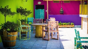 Terrace/patio - Hotel Casona de las Flores (Querétaro)