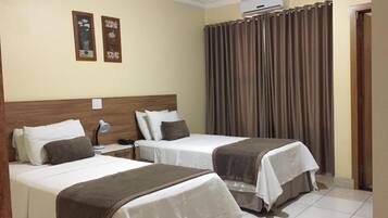 Minibar, blackout curtains, iron/ironing board, free WiFi