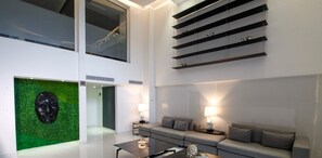 Sala de estar en el lobby