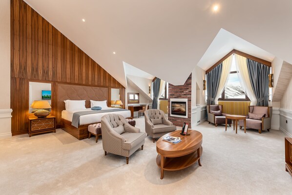 Suite, 1 cama King size, para no fumadores | 15 habitaciones y sábanas de algodón egipcio 