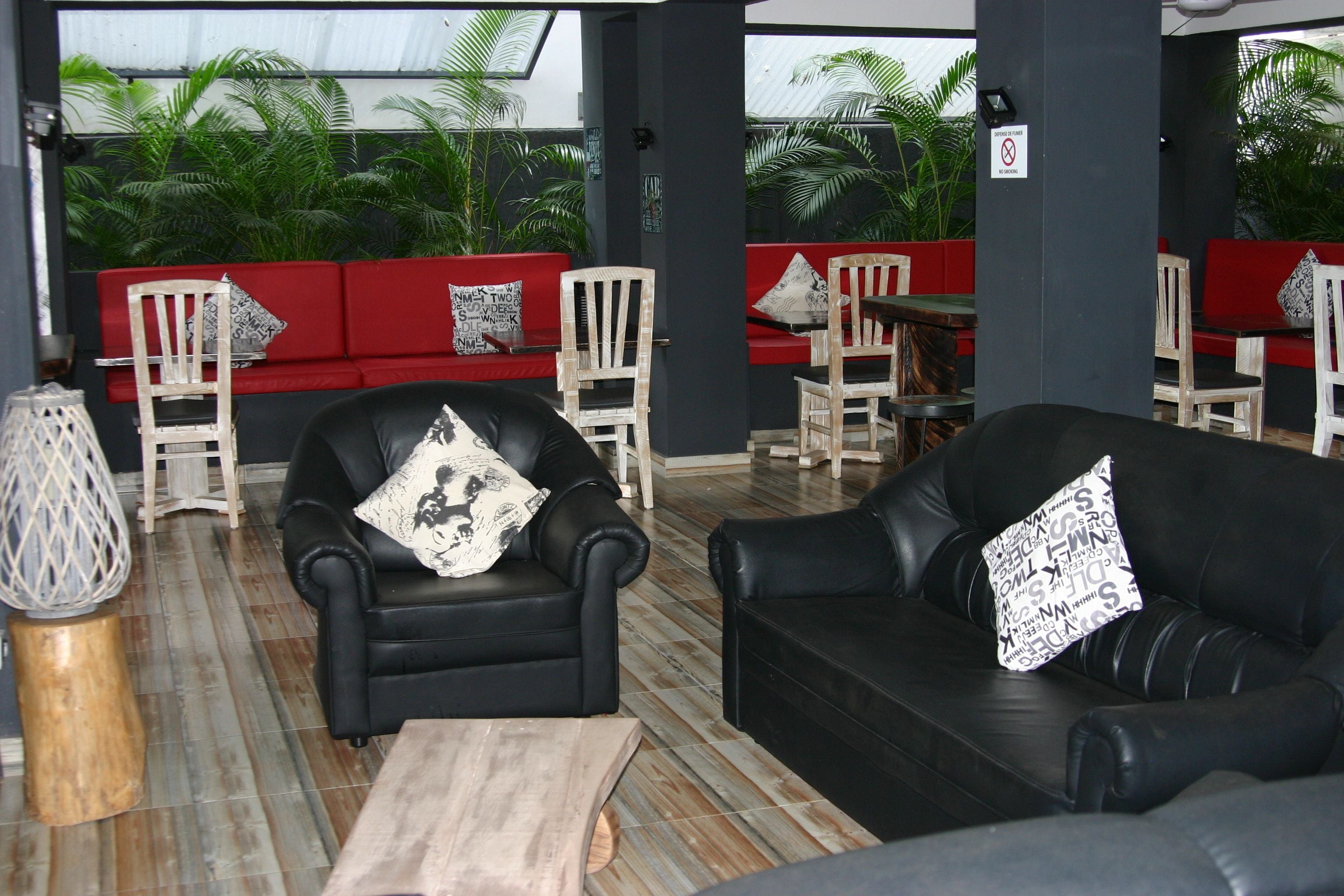 Sala de estar en el lobby