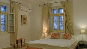 Family Apartment, 2 Bedrooms | Living area | 32-inch LCD TV with satellite channels, TV - Neve Hagar (Emek Izrael)