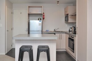 Apartment, 2 Bedrooms | Private kitchen | Full-sized fridge, microwave, oven, stovetop - Carlton Villa 3 (Christchurch)