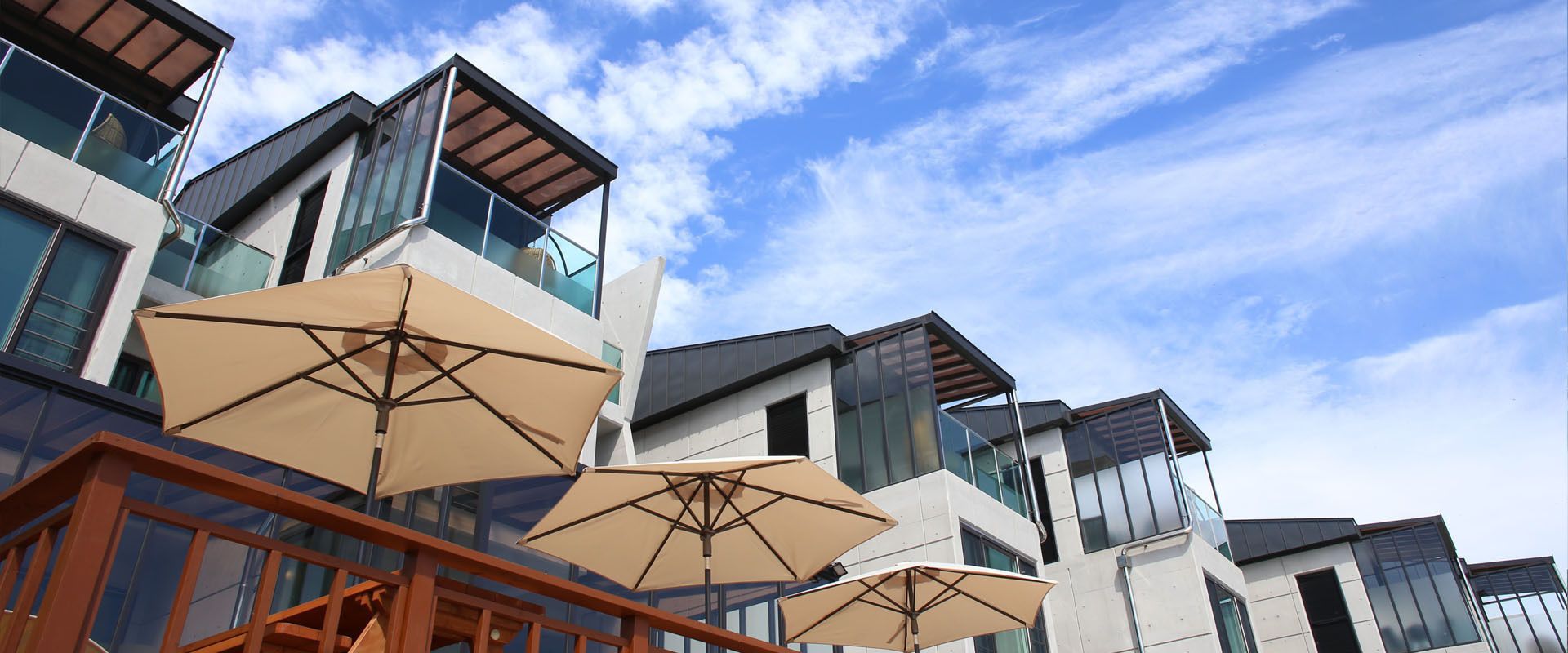 Fassade der Unterkunft