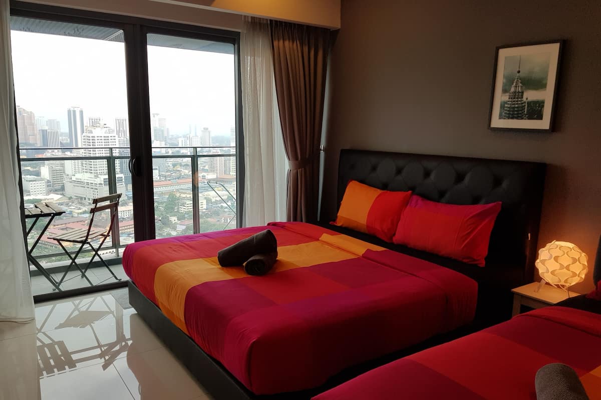 Family Double or Twin Room, 2 Bedrooms, 2 Bathrooms | Iron/ironing board, free WiFi