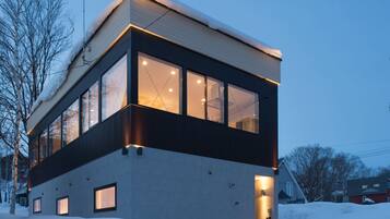 Front of property – evening/night