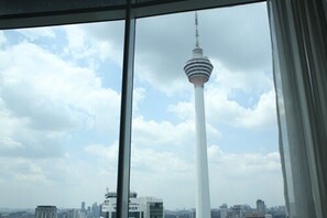 Economy Room, 1 Queen Bed, City View | View from room