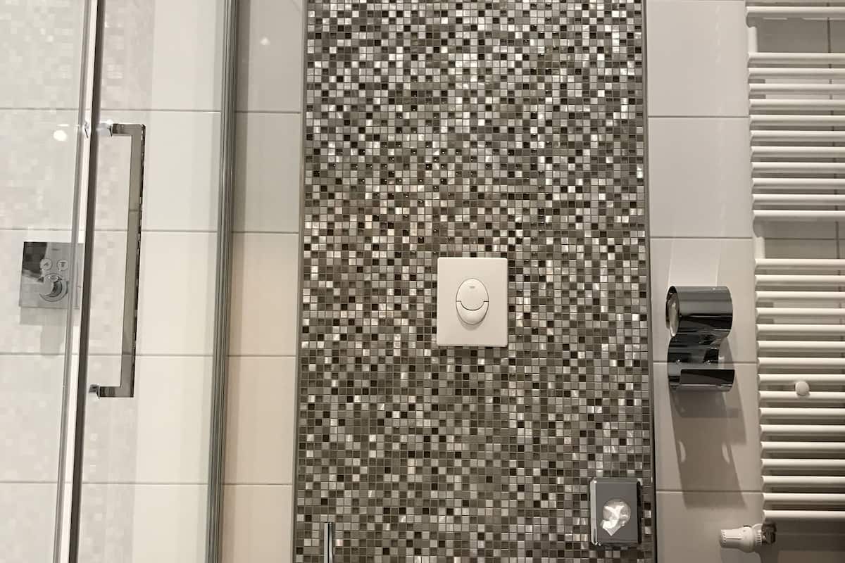 deluxe studio suite (apartment) | bathroom | shower, free toiletries, hair dryer, towels