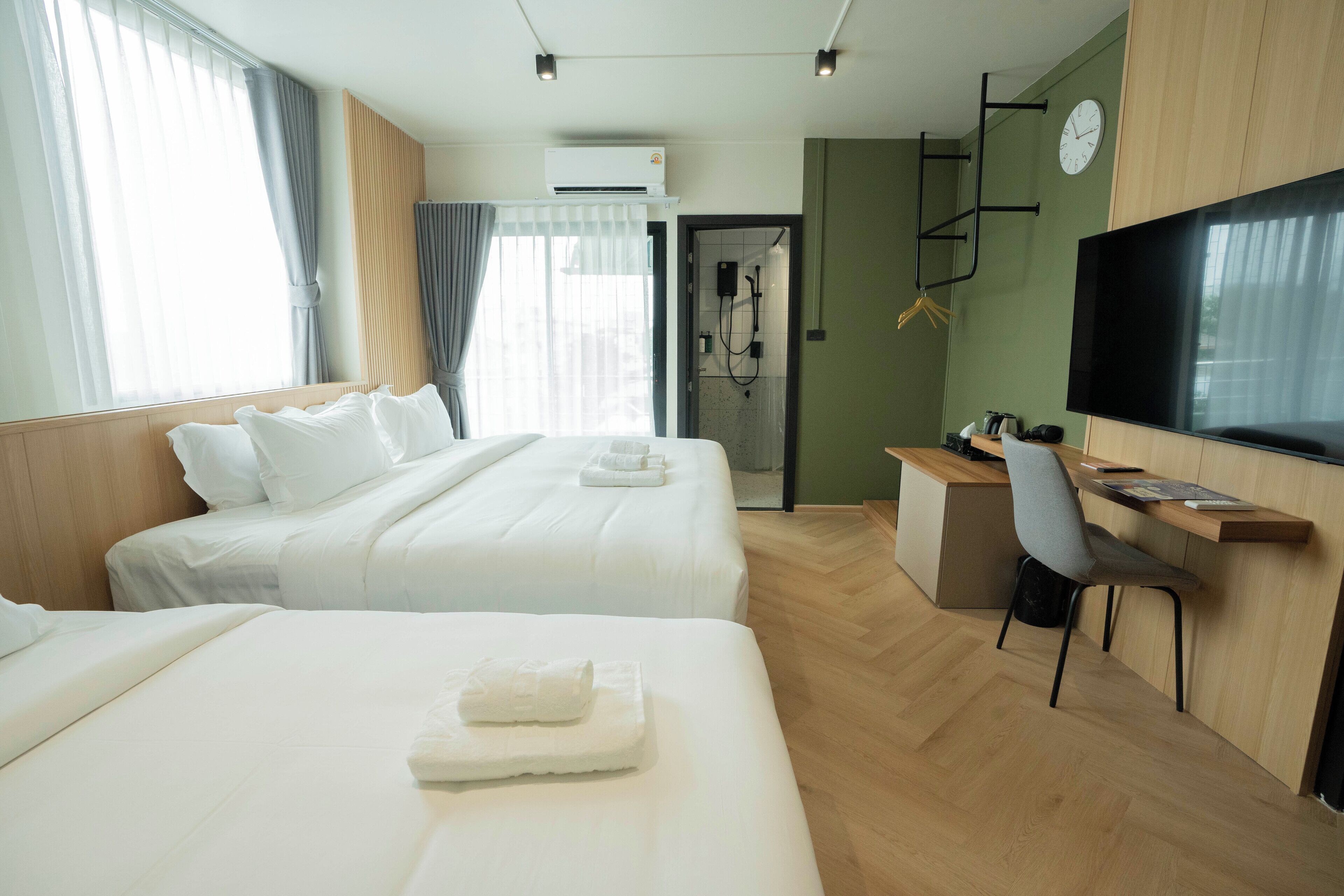 디럭스룸, 침실 1개 | 책상, 노트북 작업 공간, 암막 커튼, 무료 WiFi