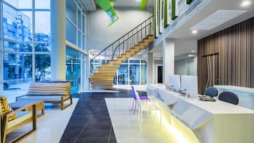 Sala de estar en el lobby
