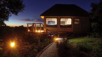 Luxury Tent | Memory foam beds, minibar, in-room safe, individually decorated