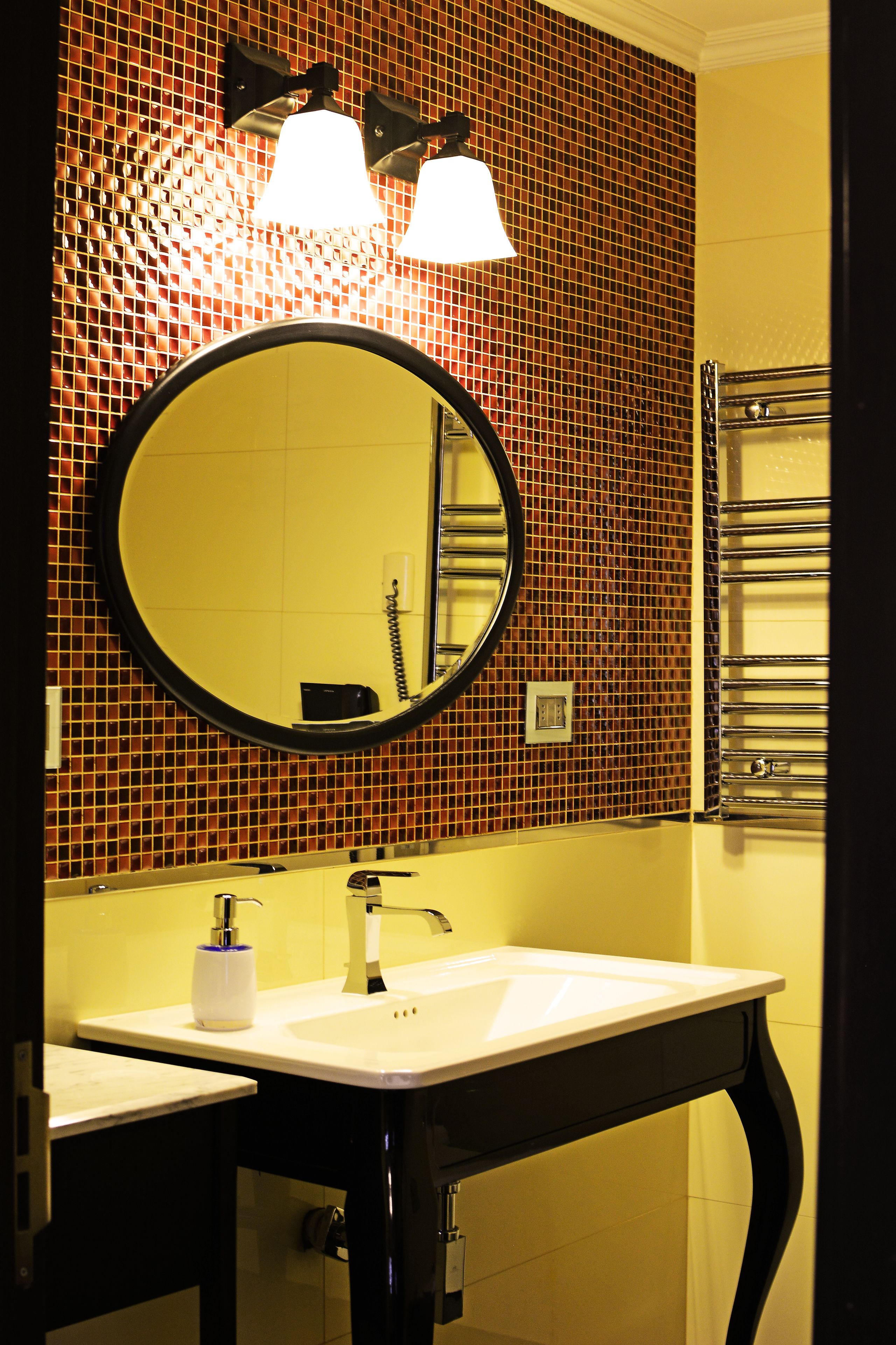 shower, rainfall showerhead, designer toiletries, hair dryer