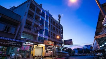 Front of property – evening/night