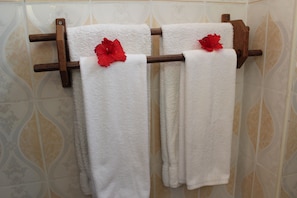 Double Room Single Use | Bathroom | Shower, free toiletries, towels