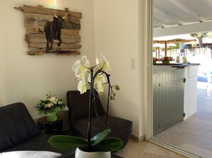 Sala de estar en el lobby