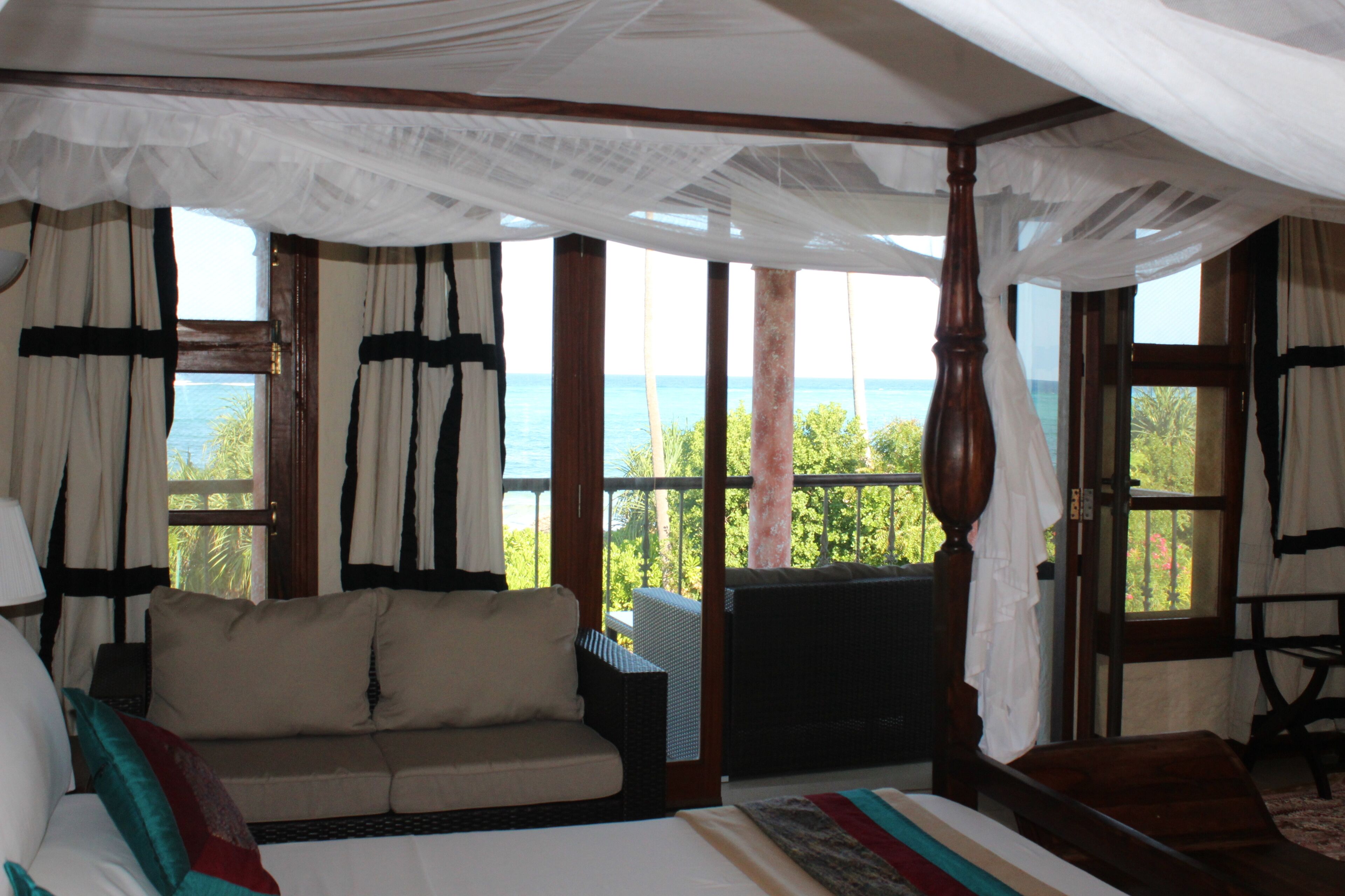 Double Room, Balcony, Ocean View (Zawadi) | In-room safe, free WiFi, bed sheets