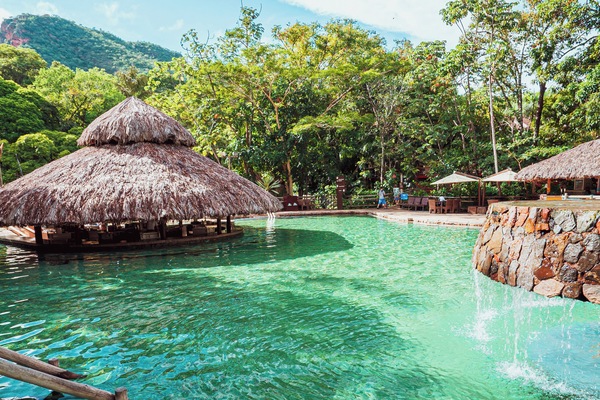 2 outdoor pools, pool umbrellas, sun loungers