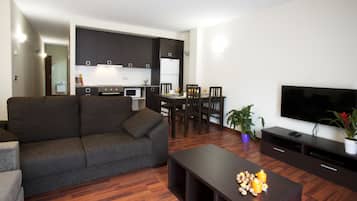 Superior-huoneisto | Oleskelualue | Taulutelevisio, DVD-soitin