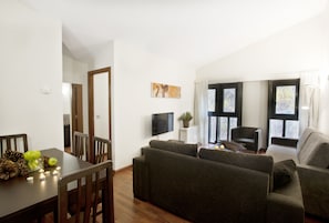 Apartment, 2 Bedrooms | Living area | Flat-screen TV, DVD player - Andorra4days Soldeu - El Tarter (Soldeu)
