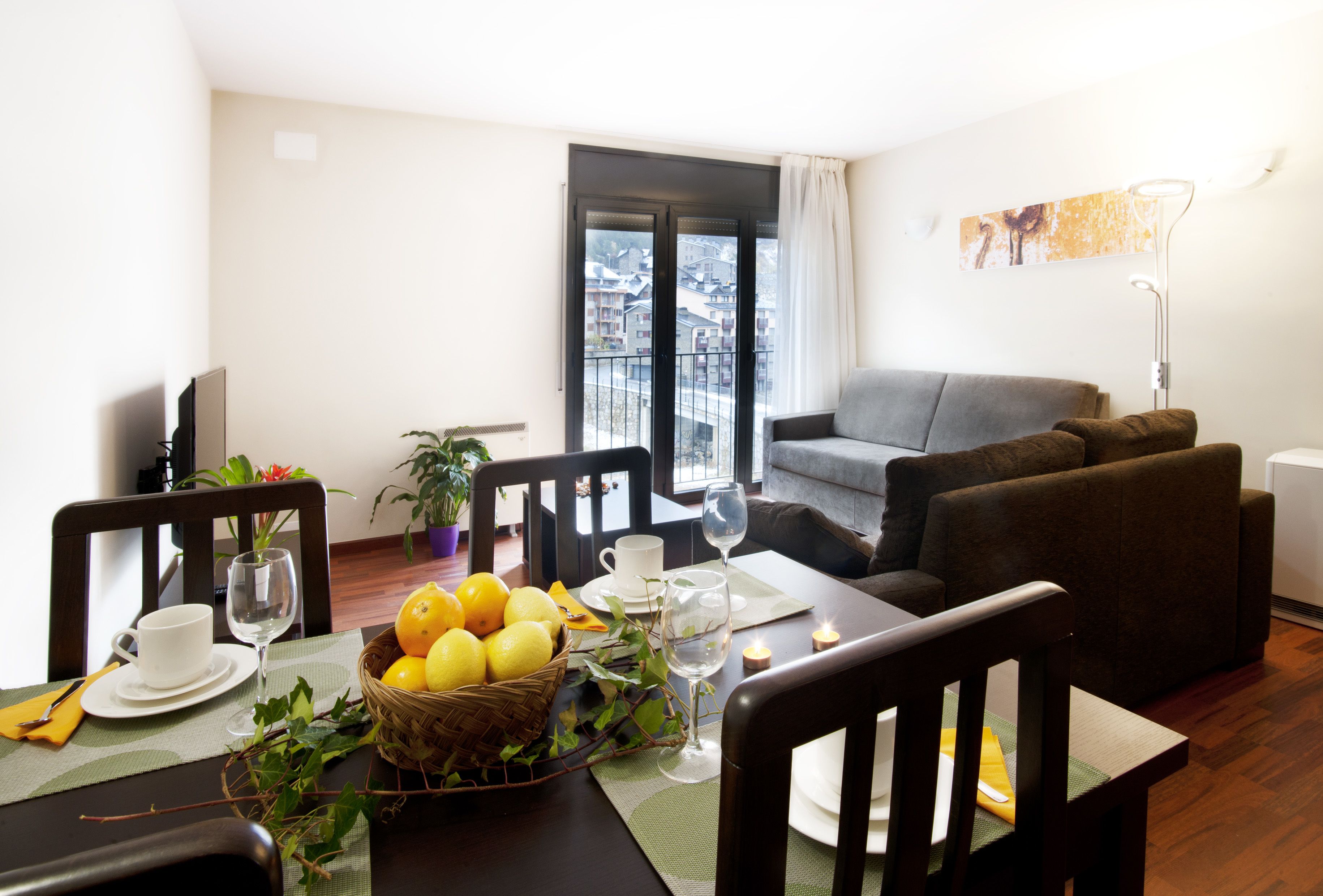 Superior Apartment | Living area | Flat-screen TV, DVD player