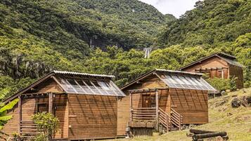 Superior Chalet, Hot Tub | Minibar, blackout curtains, bed sheets