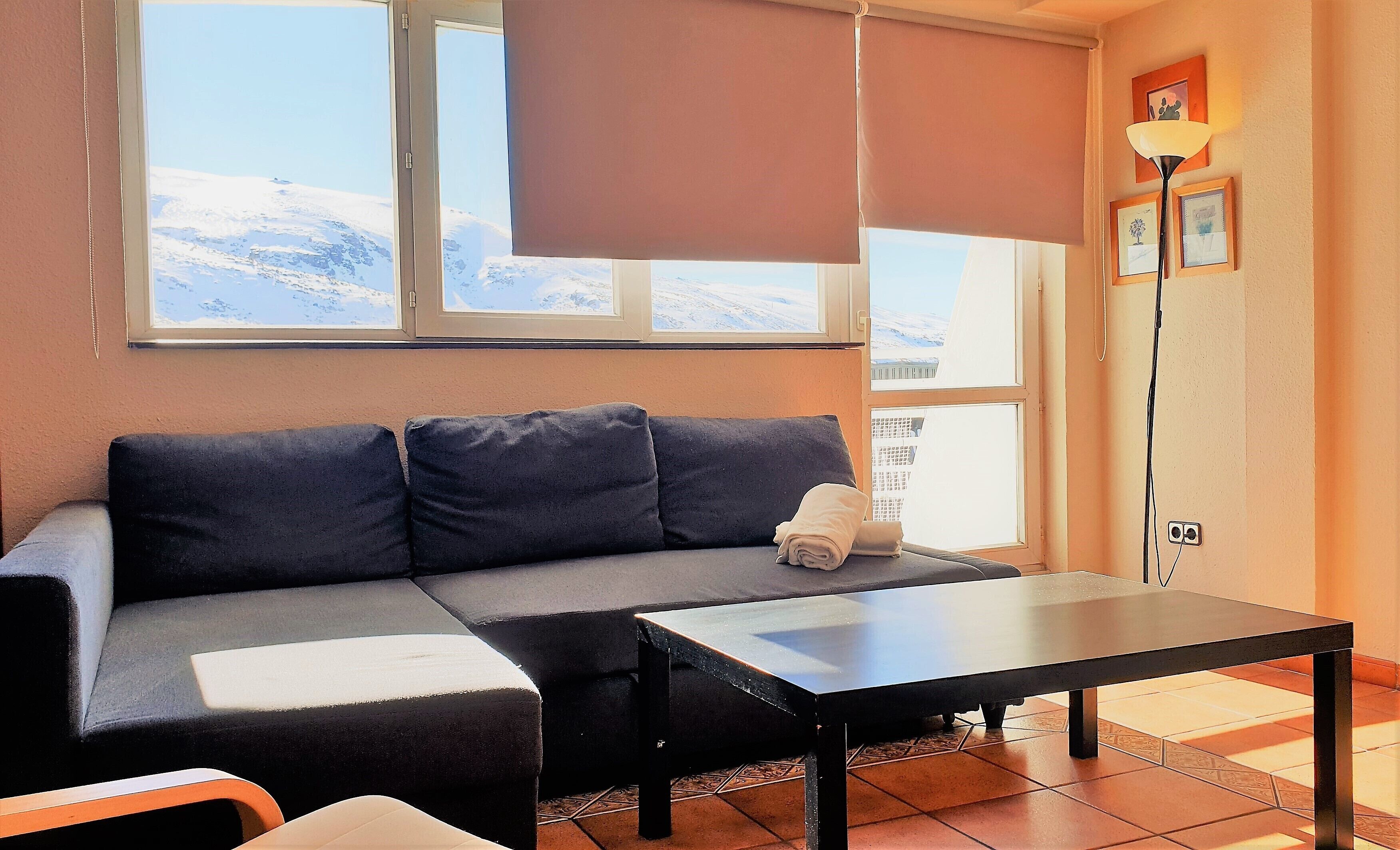 Apartment, 1 Bedroom, Slope side (Zona Baja Edificio Montblanc) | Living area | 32-inch plasma TV with digital channels, TV