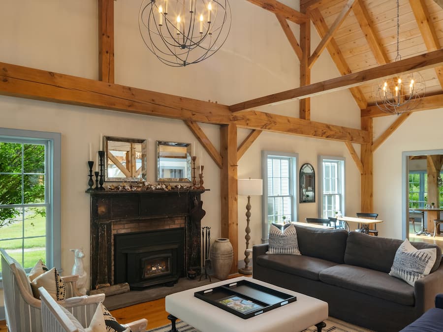 Coin salon dans le hall