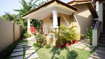 Cottage with Jacuzzi | Vue depuis le balcon