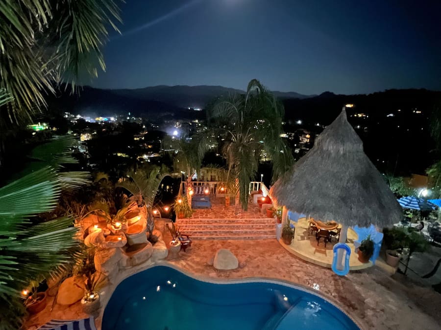 Outdoor pool, open 10:00 AM to 10:00 PM, sun loungers