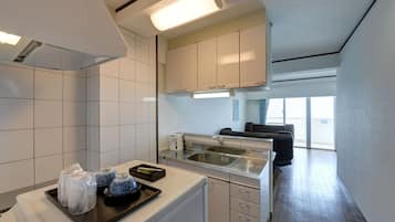 Apartment, 2 Schlafzimmer, Meerblick | Eigene Küche | Kühlschrank, Ofen, Herdplatte, Wasserkocher
