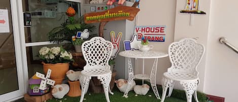 Lobby sitting area