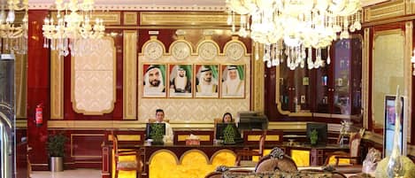 Sitteområde i lobbyen