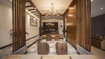 Sala de estar en el lobby