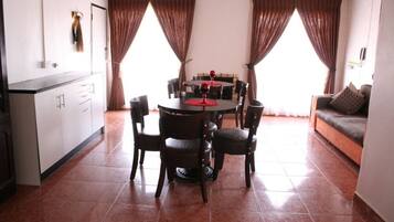 Daily English breakfast (USD 9 per person)