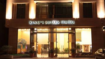 Front of property – evening/night