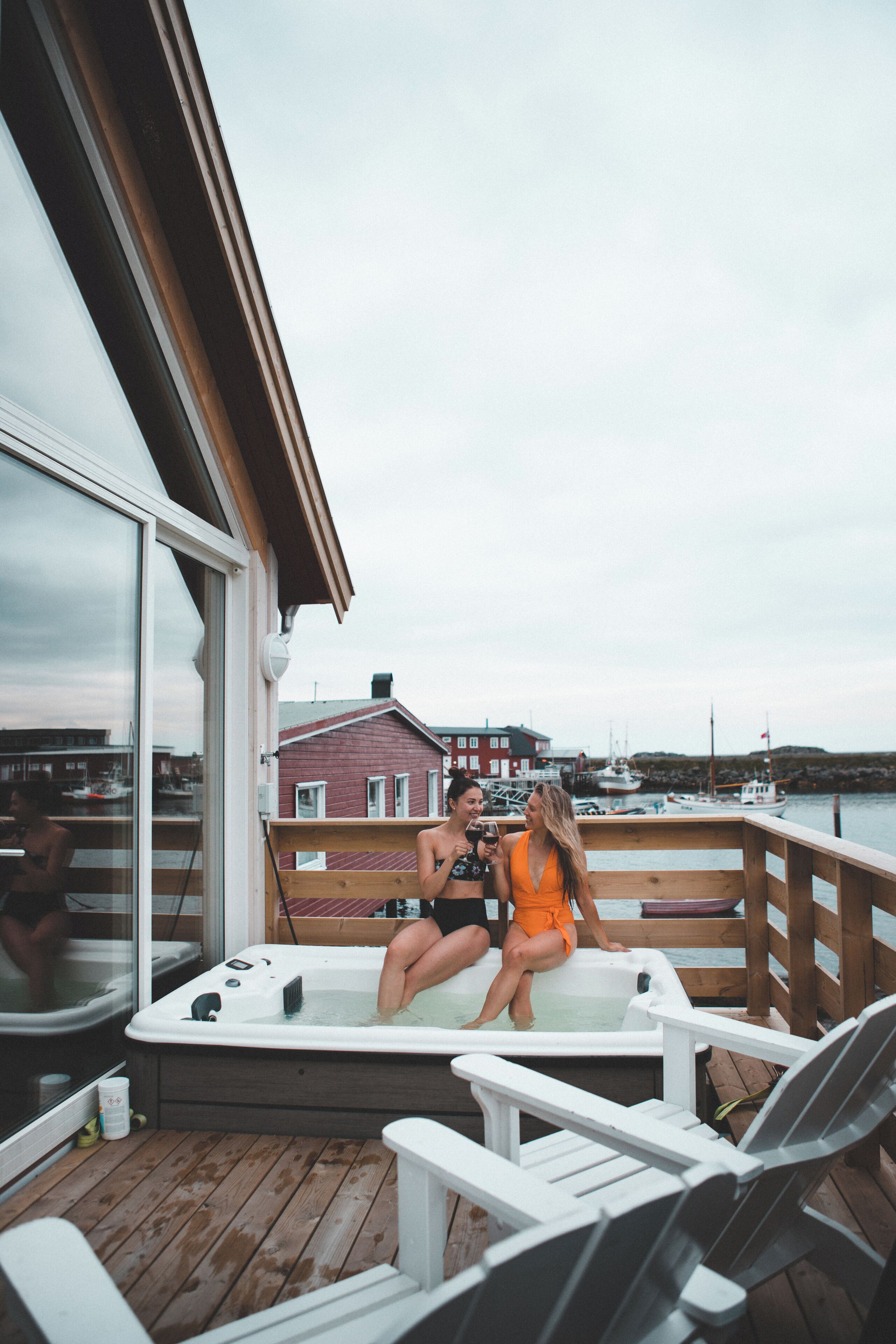 Design Cabin, 3 Bedrooms, Ocean View (Fisherman Cabin) | Premium bedding, pillowtop beds, soundproofing, iron/ironing board