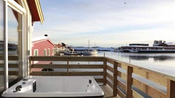Baita Design, 3 camere da letto, vista oceano (Fisherman Cabin) | 2 camere, biancheria da letto di alta qualità, materassi a doppio strato
