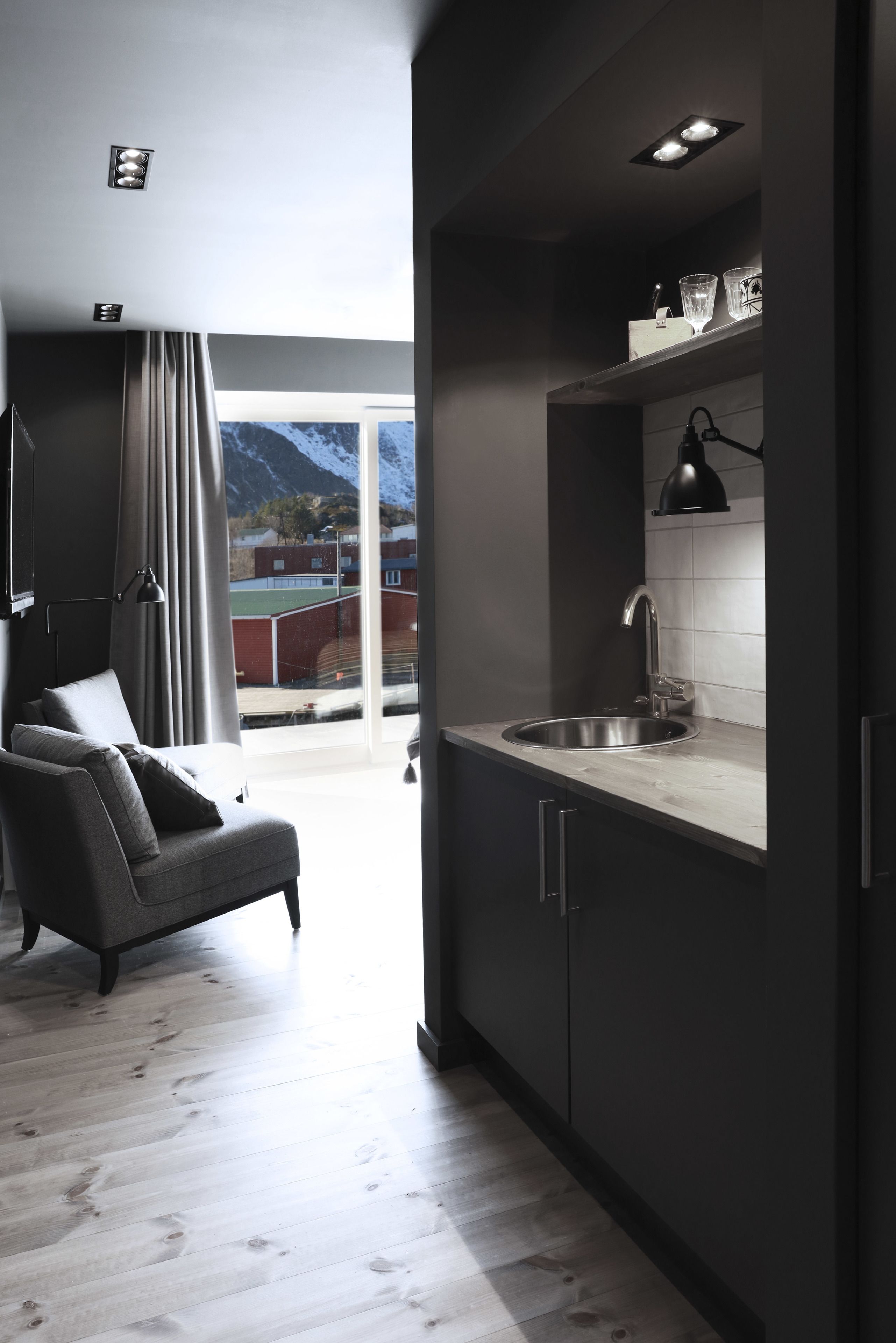 Phòng Suite có thiết kế đặc sắc, quang cảnh biển | Bếp nhỏ riêng