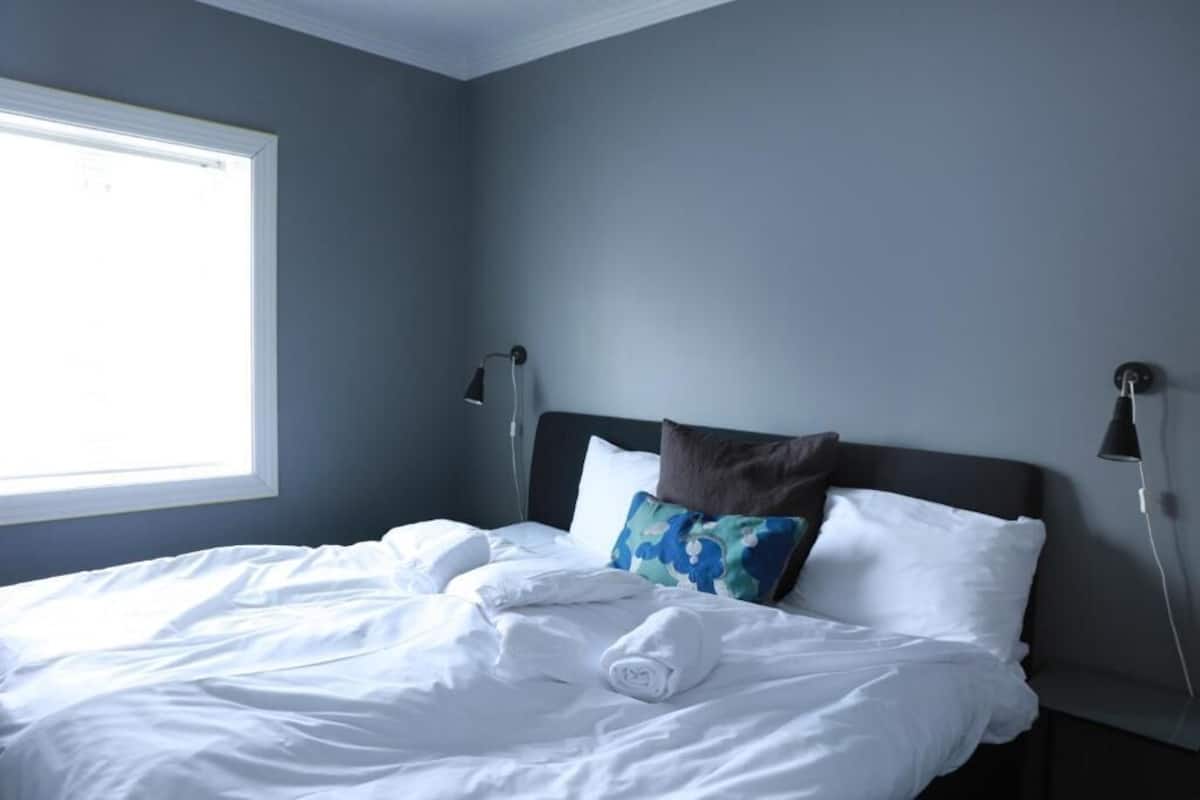 Standardlejlighed - 2 soveværelser - udsigt til marina | 2 soveværelser, premium-sengetøj, senge med topmadrasser, lydisolering