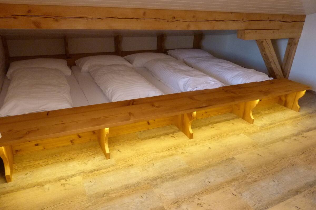 1 bed in dormitory, shared bathroom (gross titlis) | free wifi