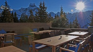 Terrace/patio - Berglodge Restaurant Ristis (Engelberg)
