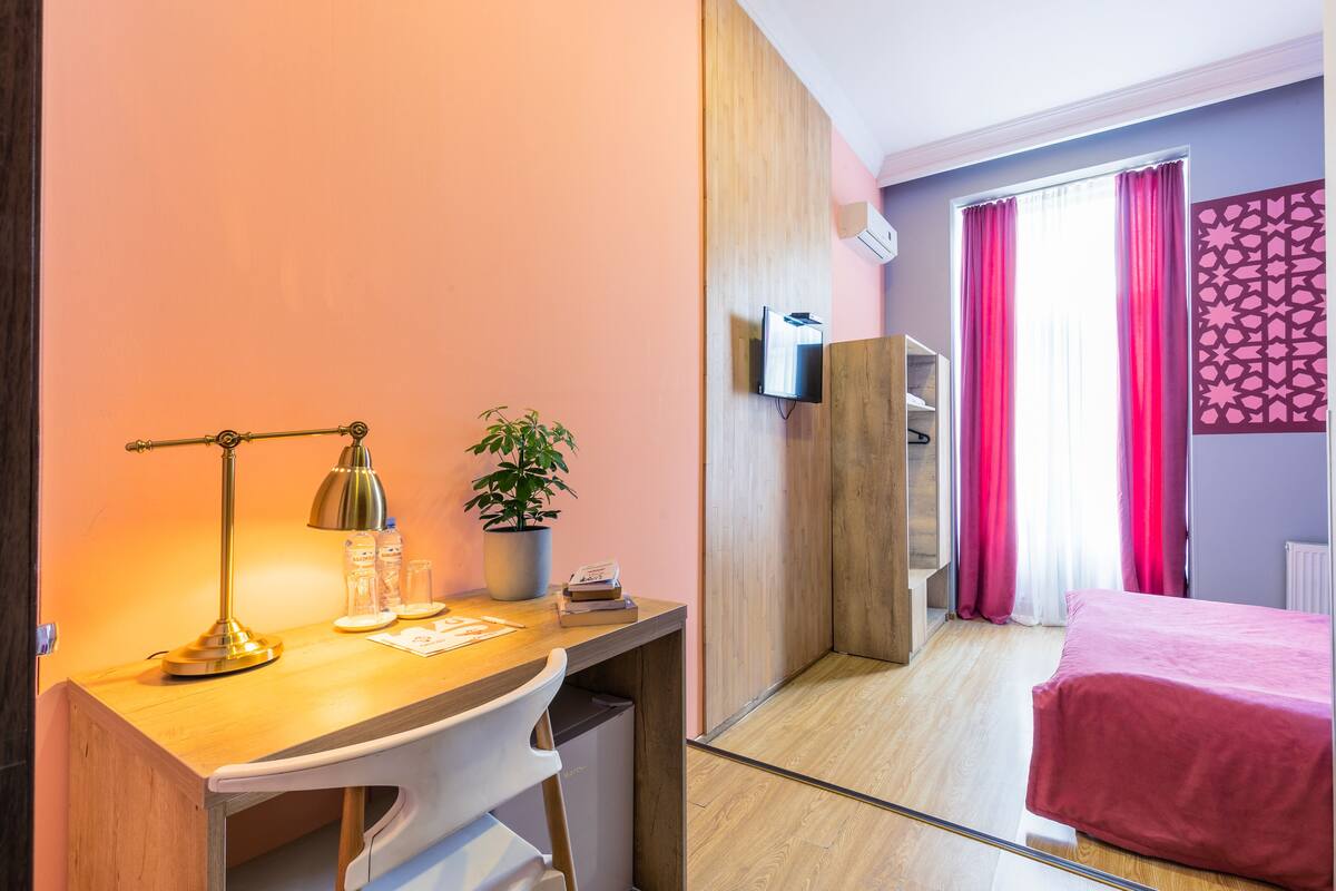 Desk, iron/ironing board, free WiFi