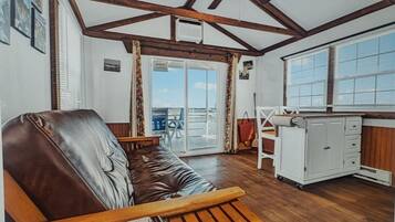 2 Bedroom Aqua lodge #1 Mahi | Living area | Flat-screen TV