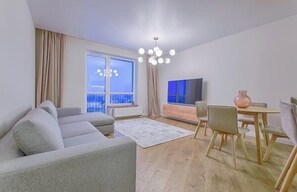 Apartment, 4 Bedrooms | Living area | LED TV, computer - EQC Hotel 655 (Région Test)