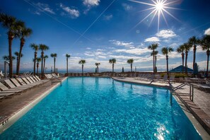 Outdoor pool - Dunes of Panama Beach Resort by Panhandle Getaways (Panama City Beach)