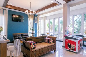 Sitteområde i lobbyen